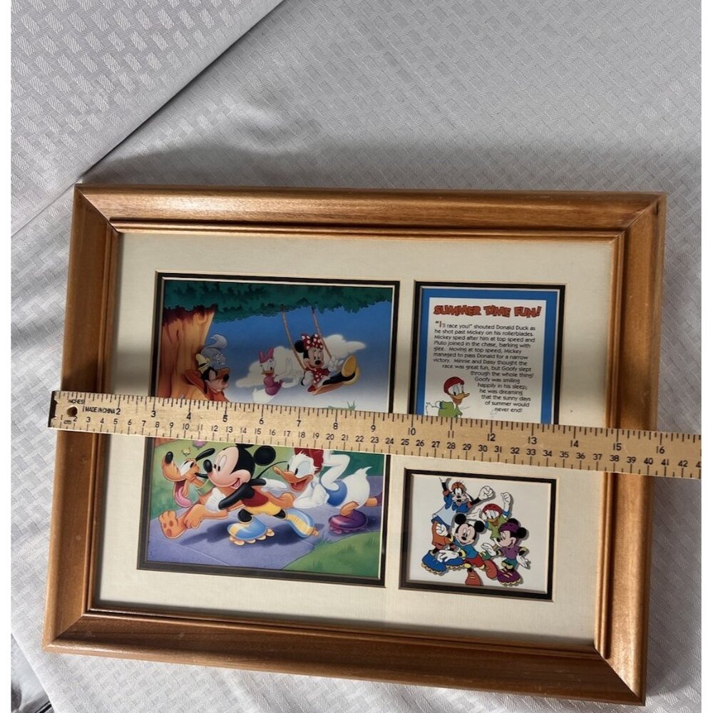 Disney Print "Summer Time Fun" Collector's Edition 16”x14" Framed - Picture 7 of 11